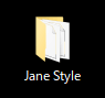 Jane Styleフォルダ