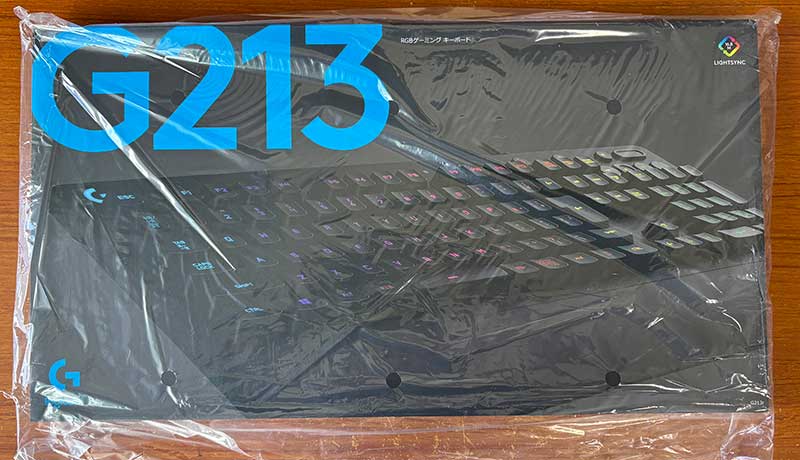 ロジクールのサポートから届いた交換品のG213r